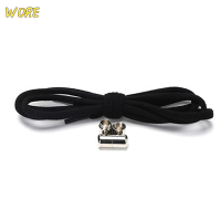 ?【Lowest price】WORE รองเท้าผ้าใบยืดหยุ่นเชือกผูกรองเท้าโลหะล็อคขี้เกียจ laces สำหรับเด็กและผู้ใหญ่เหมาะกับรองเท้าทั้งหมด