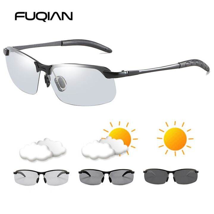 fuqian-photochromic-sunglasses-men-women-vintage-metal-polarized-sun-glasses-for-male-night-vision-driving-sunglass-cycling-sunglasses