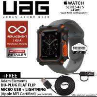 Uag นาฬิกาสำหรับ Apple Watch Series 4 / 5-44มม.(สีดำ/ส้ม) + ฟรี1Pcs Usb Adam Element