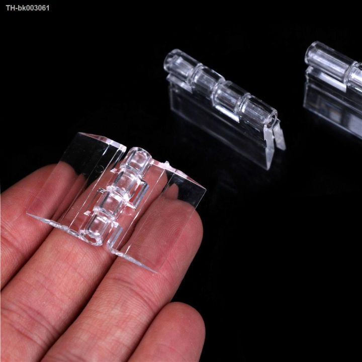 10pcs-plastic-folding-hinges-transparent-hinge-durable-clear-acrylic-hinge-tools