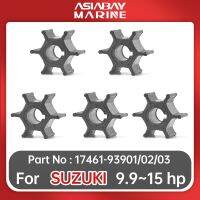 สำหรับ Suzuki Outboard เครื่องยนต์มอเตอร์15Hp 9.9Hp ใบพัดใบพัดเครื่องสูบน้ำ5ชิ้นชิ้นส่วนของเรือ DT15 DT9.9 17461 93901 02 03