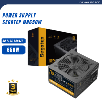 SEGOTEP POWER SUPPLY (อุปกรณ์จ่ายไฟ) BN650W (BLACK) 80 PLUS BRONZE รับประกัน 3 ปี โดย Devas IPASON