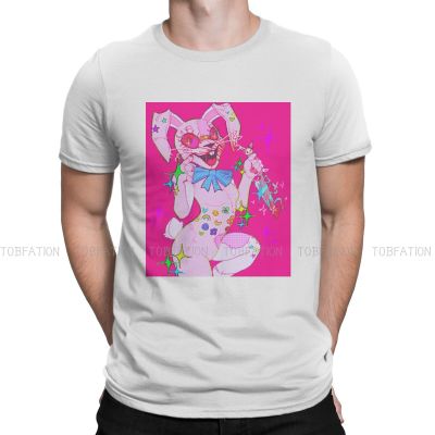 Pink Vanny Tshirts Fnaf Game Security Breach Male Graphic Pure Cotton T Shirt 100% Cotton Gildan