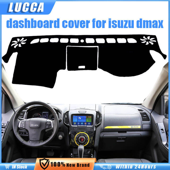 Isuzu DMAX Dashboard Cover for 2015 2021 Black Dash board Mat with
