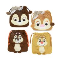 Disney ลิขสิทธิ์แท้ กระเป๋าหูรูด Chip / Dale : Cutie / STD