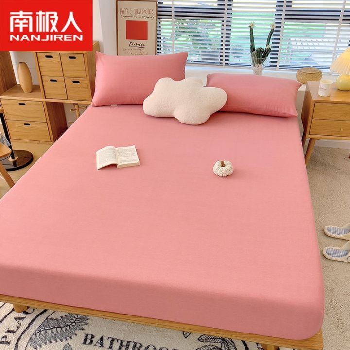 brushed-bed-sheet-single-piece-protective-dormitory-dust-fully-surrounded