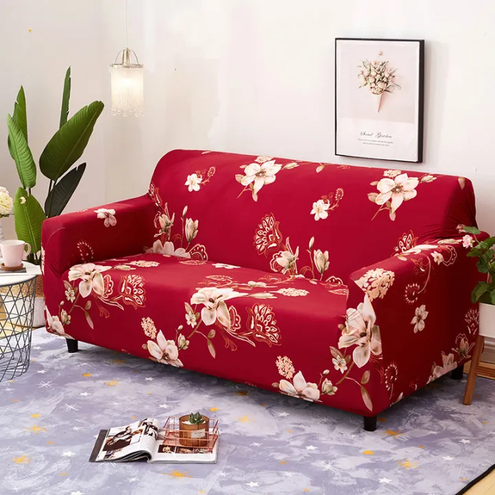 Elastic Sofa Cover for Regular or L Shape Stretchable 1/2/3/4seater Seat Cover Lazada PH