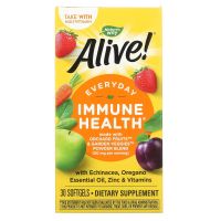 วิตามินผักรวม Nature’s Way Alive! Everyday Immune Health Supplement 30 ซอฟเจล