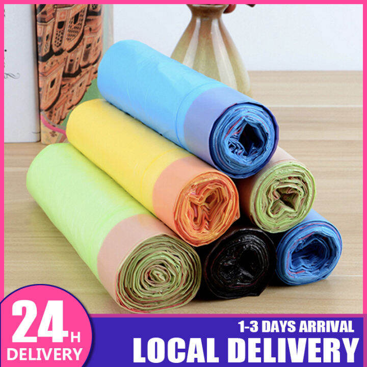 45cm x 50cm Rubbish Bag With String Home Garbage Bags Office Cleaning Trash Others Plastik