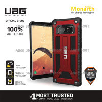 UAG Monarch Series Phone Case for Samsung Galaxy Note 8 with Military Drop Protective Case Cover - Red
