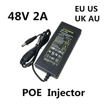 hot【DT】 48V 2000MA 96W POE Supply 48 V Security Surveillance Injector Ethernet