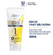 Kem Xả Dove 1 Phút Phục Hồi Hư Tổn 300ml Tinh Chất Serum Siêu Dưỡng Tóc Từ