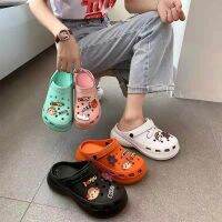 [A NEW HOT]◄ Crocs แพลตฟอร์มคลาสสิกเกาหลีอุดตันรองเท้าแตะชายหาดสำหรับผู้หญิง