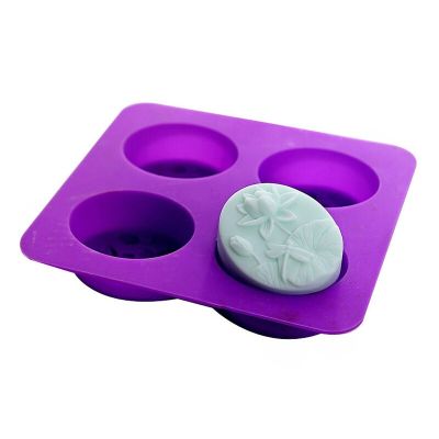；【‘； 1 Pc DIY 3D Lotus-Shaped Handmade Soap Silicone Mold Chocolate Candy Cake Decoration Tools Kitchen Baking Cakes
