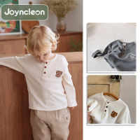 JoynCleon เสื้อสเวตเตอร์สำหรับเด็ก,เสื้อกันหนาวลายแขนยาวอนิเมะปักวาฟเฟิลเสื้อกันหนาวสวมหัว