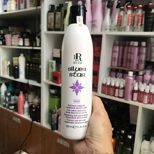 Hcmdầu gội tím khử vàng chăm sóc tóc vàng sáng therapy silver star shampo - ảnh sản phẩm 2