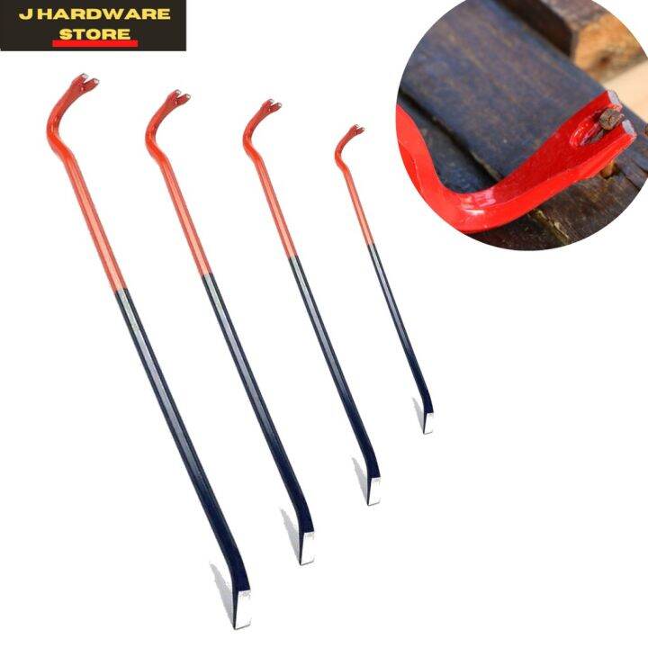 Crowbar Steel Nail Puller Carpenter Pry Wrecking Bar Lazada PH