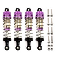 4Pcs Metal Oil Shock Absorber Damper for WLtoys 144001 144010 124007 124016 124017 124018 1240190 RC Car Parts