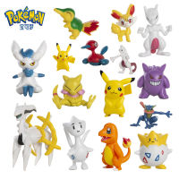 3.5-7.5ซม. ใหม่ Pokemon ตัวเลข Pikachu Mew Charizard Gengar Mewtwo การ์ตูนอะนิเมะ Action รุ่นของเล่นเด็กคริสต์มาสของขวัญ