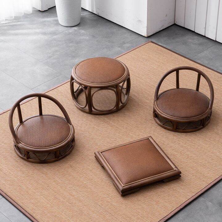 Futon Low Stool Meditation Cushion Sitting Pier Kneeling Cushion Tatami