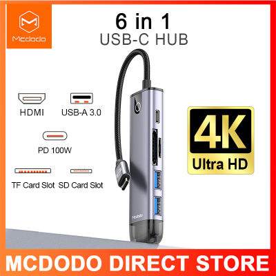 MCDODO USB C เพื่อพิมพ์ C HUB หลาย USB 3.0 RJ45 HDMI VGA Pd 100 วัตต์อะแดปเตอร์สำหรับ Macbook iPad Pro Huawei S plitter HDMI แปลง
