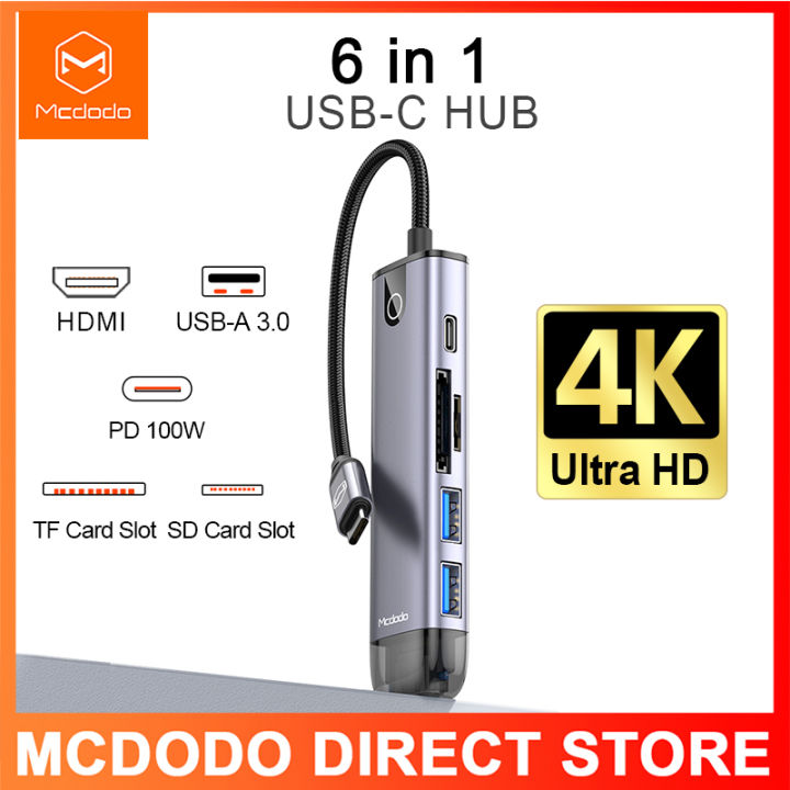 mcdodo-usb-c-เพื่อพิมพ์-c-hub-หลาย-usb-3-0-rj45-hdmi-vga-pd-100-วัตต์อะแดปเตอร์สำหรับ-macbook-ipad-pro-huawei-s-plitter-hdmi-แปลง