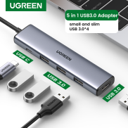 HUB USB 3.0 UGREEN Với 4 Cổng USB 3.0 Tốc Độ Truyền 5Gbps Với Cổng Cấp