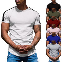 2022 Mens Sport T-shirt Quick dry summer casual round collar training suit stretch short sleeve tights