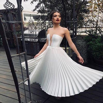 Wedding Bride White Sexy  V Neck Backless Maxi Dress Evening Party Long Dress ชุดเดรสยาวเดรส เดรสผูใหญ่ เดรสผู้หญิง vd