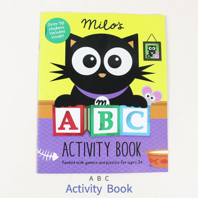 Chinese original English milo S ABC Activity Book Milos ABC Activity manual childrens learning exercise book introduction to English