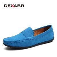 Magee8 DEKABR Fashion Soft Loafers Flat Shoes Breathable Men Flats Driving