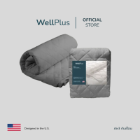 WellPlus  ผ้ารองกันเปื้อน สีเทา วางบนที่นอน รุ่น Air3 กันเปื้อน conjugated siliconized  mattress protector