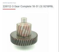 Makita service  part no.226112-3 gear complete  for model. 9218BL เฟืองเครื่องขัดสี มากีต้า