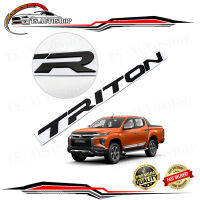 โลโก้ แปะฝากระโปรงหน้า สีดำด้าน "TRITON" อักษรสูง 3.5cm Mitsubishi L200 Triton 4x2 4x4 ขนาด 3.5x51x0.5 จำนวน 1 Piece ปี 2015 - 2019 มีบริการเก็บเงินปลายทาง