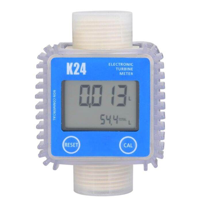 【100 Ready Stock】K24 Digital LCD Turbine Fuel Flow Tester Flow Meter