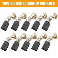 10pcs Carbon Brushes For Angle Grinder GA5030 CB325 / 459/303/419/203 Tool Accessories Woodworking Tools Chainsaw Drill Rotary Tool Parts Accessories