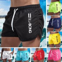 (ETX)Mens Swimwear Shorts Sportswear Fashion Brand Man Swimsuit Beach Swim Trunks Summer Quick-Drying Low Waist Surfing Sailing Pant