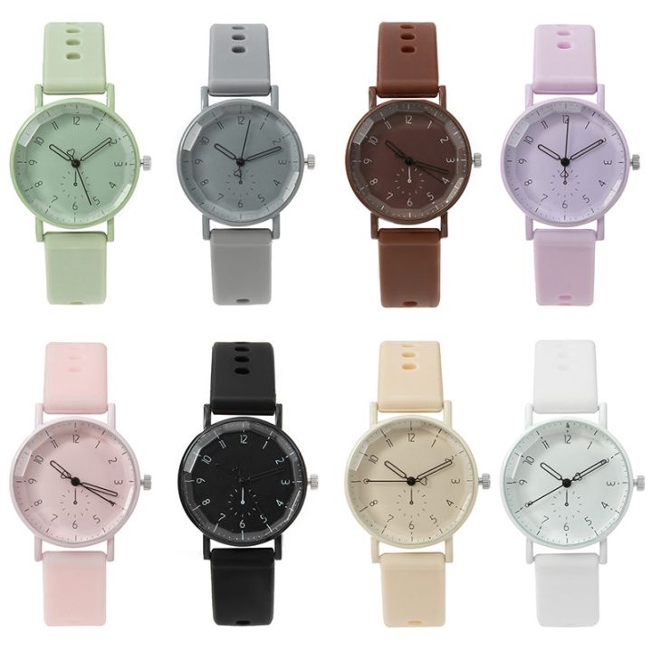 july-foreign-trade-new-fashion-lady-silicone-strap-quartz-watch-student-simple-sports-spot-wholesale