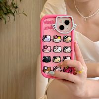 การ์ตูนน่ารัก Hello Kitty เคสโทรศัพท์3มิติสำหรับ iPhone 14ProMax 14Pro 14 14 14Plus เคสข้างหลังโทรศัพท์นิ่มกันกระแทกสำหรับ iPhone 13ProMax 13Pro 13เคสโทรศัพท์เคสสำหรับ Apple 12ProMax 12Pro 12 11 Melody เคสห่อหุ้ม