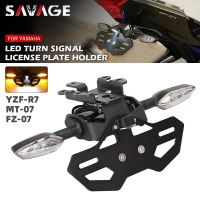 Fender Eliminator LED Turn Signal For YAMAHA MT07 FZ07 YZF R7 2014-2023 MT-07 Motorcycle Tail License Plate Holder Light MT