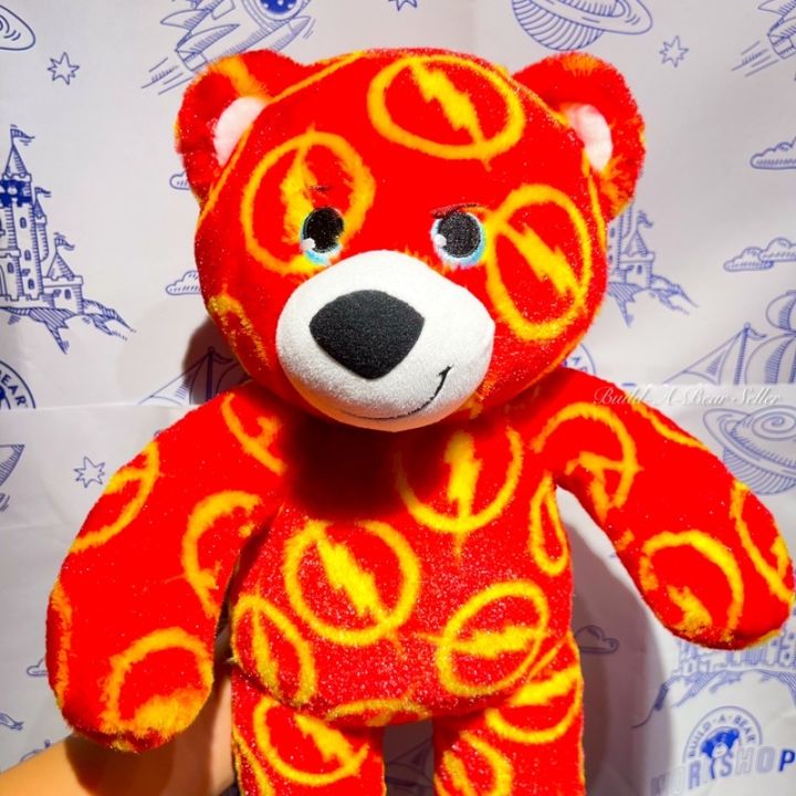ตุ๊กตาซุปเปอร์-ฮีโร่-มาเวล-ตุ๊กตาหมี-บิ้วอะแบร์-marvel-the-flash-เดอะแฟลช-สินค้ามือสองนำเข้าจากอเมริกา