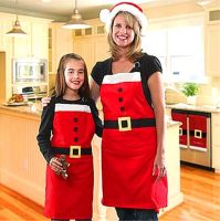 Christmas Apron Novelty Kitchen Cooking Apron Party Xmas Fun Gift Aprons