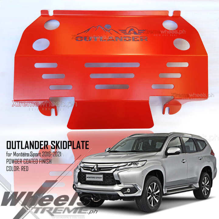 Montero 20162023 Outlander Thailand Made Hard steel Skid Plate / Skidplate Lazada PH