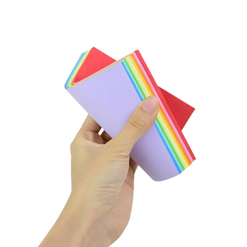 100pcs Origami Square Paper Double Sided Folding Lucky Wish Paper Crane  Craft DIY Colorful Scrapbooking 8x8/10x10/12x12/15x15cm