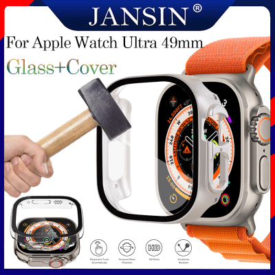 ตัวเรือน + กระจก สำหรับ Apple Watch Ultra 49mm เคสกันรอยหน้าจอ เคส สำหรับ apple watch series Ultra เคสแอปเปิ้ลวอช 49mm