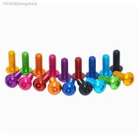 ✲■ 10Pcs M3 Colour Aluminum Alloy Inner Hexagon Socket Button Head Screw Furniture Mushroom Cap Hex Bolts