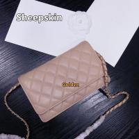 luxury brand woc fashion simple small square bag womens designer high quality real leather chain mobile phone shoulder handbags