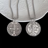 【CW】┇✚△  Benedict Medal Necklace Chains Catholic St. Medallion Pendant Necklaces San Benito Jewelry