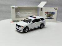 1: 64ความร้อนติดตาม-2022 Dodge Durango-ตำรวจไล่-สีขาวคอลเลกชันของรุ่นรถ