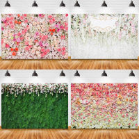 Custom Name Photo Flower Wall Birthday Party Banner Background Baby Shower Bridal Wedding Diy Photography Backdrops Photocall Banners Streamers Confet
